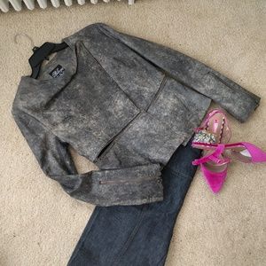Black noir authentic leather jacket
